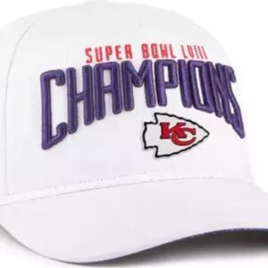 47 KANSAS CITY CHIEFS SUPER BOWL LVIII CHAMPIONS HITCH ADJUSTABLE HAT